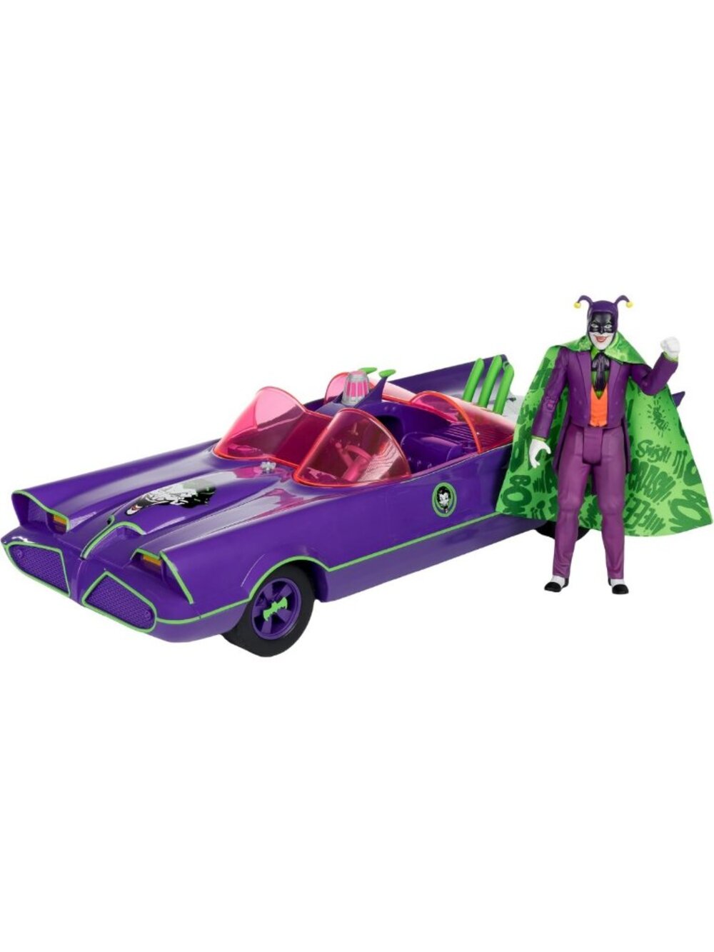 Retro Batmobile & The Joker Action Figures 2-Pack, Gold Label, Batman